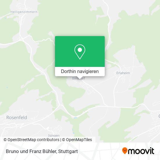 Bruno und Franz Bühler Karte
