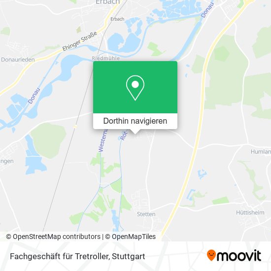 Fachgeschäft für Tretroller Karte