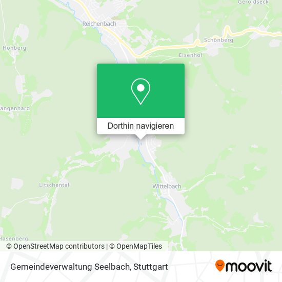 Gemeindeverwaltung Seelbach Karte