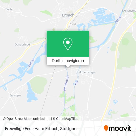 Freiwillige Feuerwehr Erbach Karte