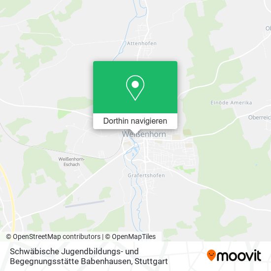 Schwäbische Jugendbildungs- und Begegnungsstätte Babenhausen Karte