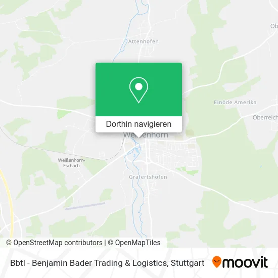 Bbtl - Benjamin Bader Trading & Logistics Karte