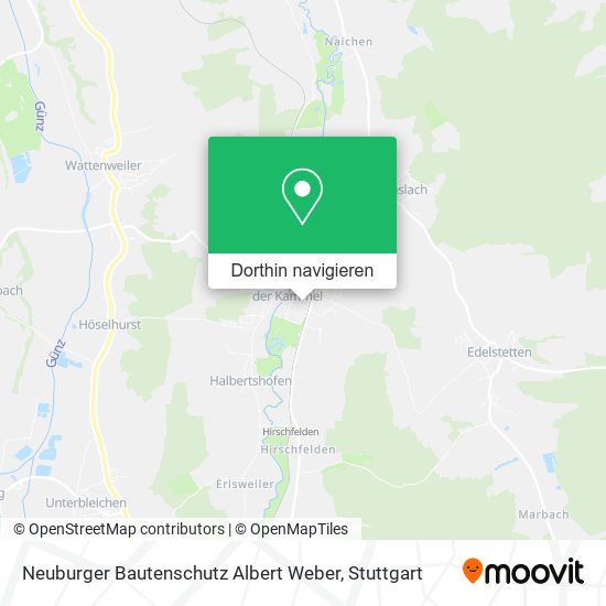 Neuburger Bautenschutz Albert Weber Karte