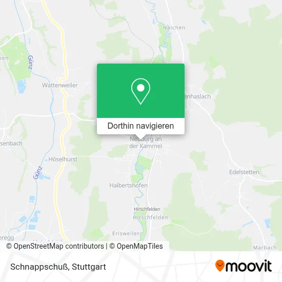 Schnappschuß Karte