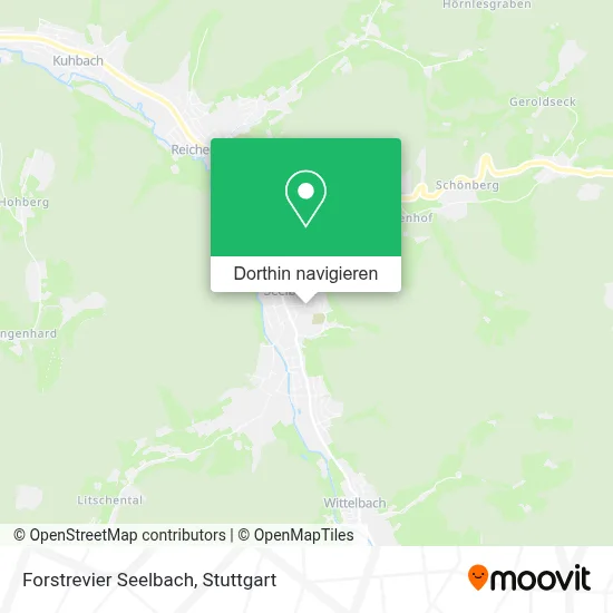 Forstrevier Seelbach Karte