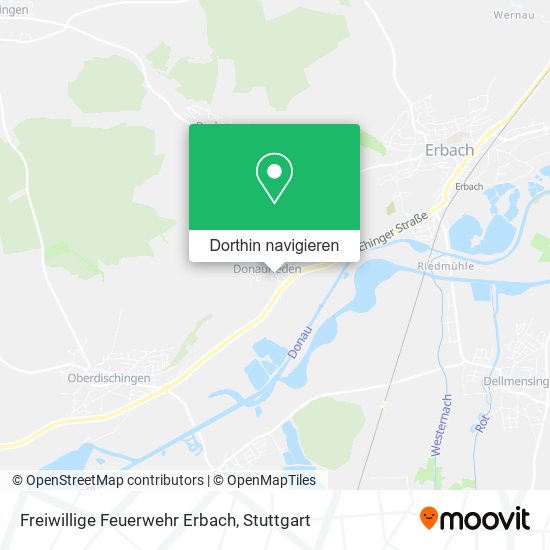 Freiwillige Feuerwehr Erbach Karte