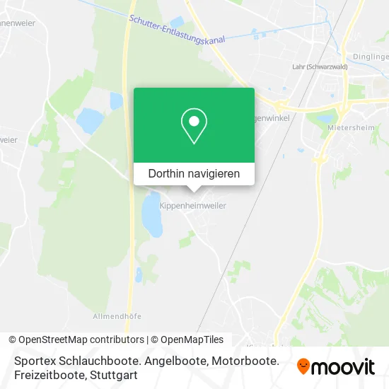 Sportex Schlauchboote. Angelboote, Motorboote. Freizeitboote Karte