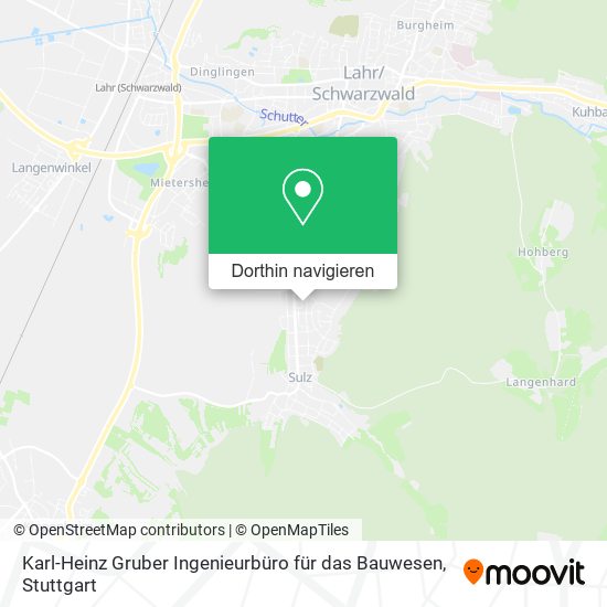 Karl-Heinz Gruber Ingenieurbüro für das Bauwesen Karte