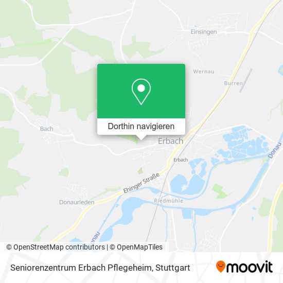 Seniorenzentrum Erbach Pflegeheim Karte