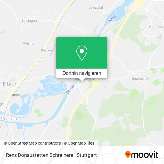 Renz Donaustetten Schreinerei Karte