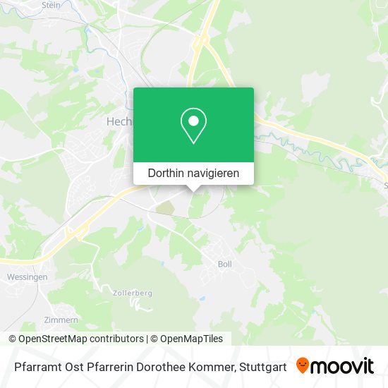 Pfarramt Ost Pfarrerin Dorothee Kommer Karte