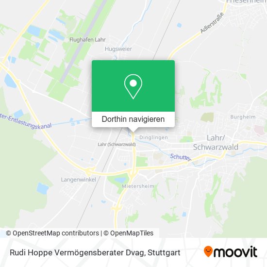 Rudi Hoppe Vermögensberater Dvag Karte
