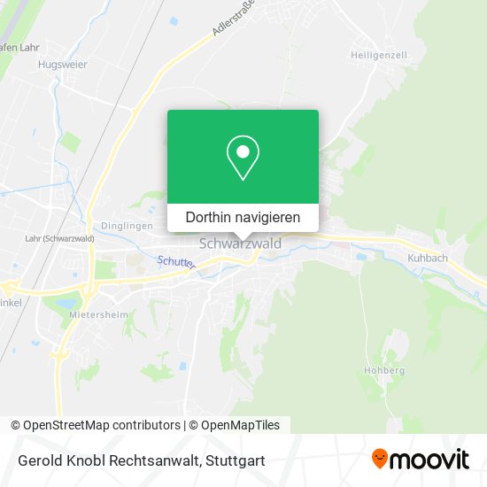 Gerold Knobl Rechtsanwalt Karte