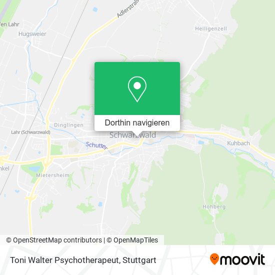 Toni Walter Psychotherapeut Karte