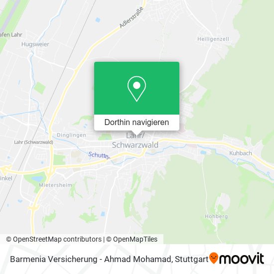 Barmenia Versicherung - Ahmad Mohamad Karte