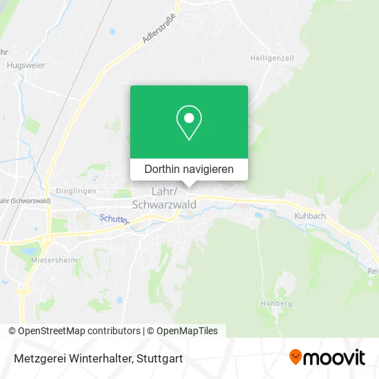 Metzgerei Winterhalter Karte
