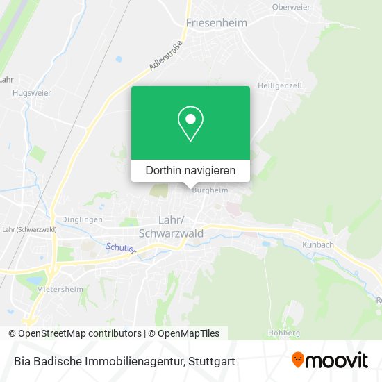 Bia Badische Immobilienagentur Karte