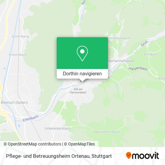Pflege- und Betreuungsheim Ortenau Karte