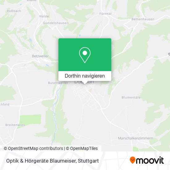 Optik & Hörgeräte Blaumeiser Karte