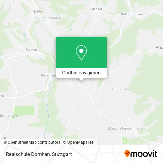 Realschule Dornhan Karte