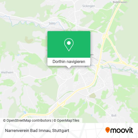 Narrenverein Bad Imnau Karte