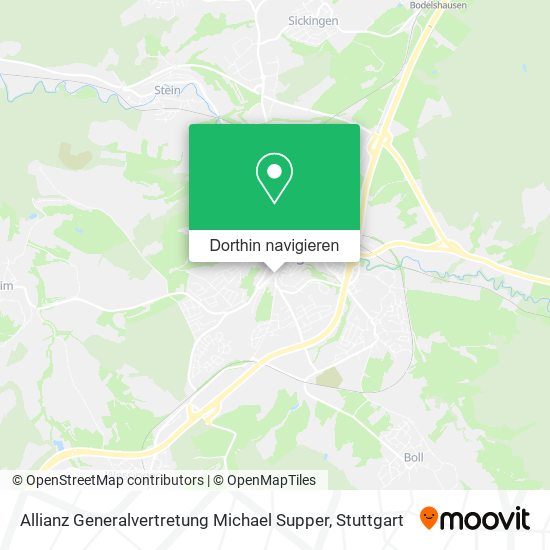Allianz Generalvertretung Michael Supper Karte