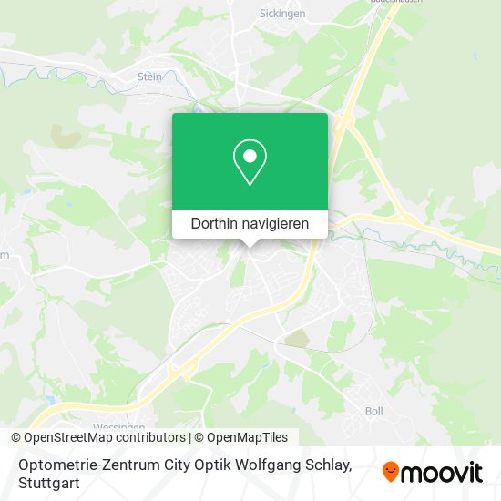 Optometrie-Zentrum City Optik Wolfgang Schlay Karte