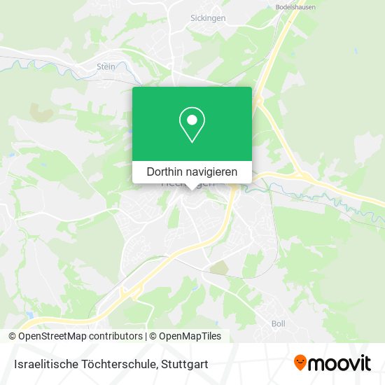 Israelitische Töchterschule Karte