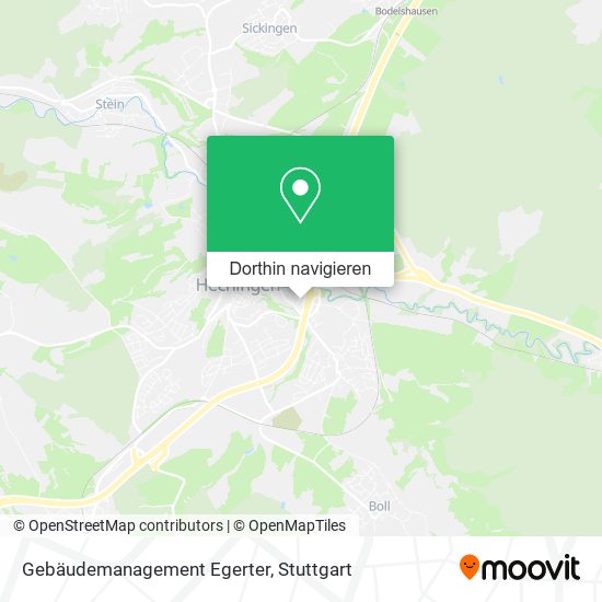 Gebäudemanagement Egerter Karte