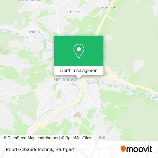 Roud Gebäudetechnik Karte