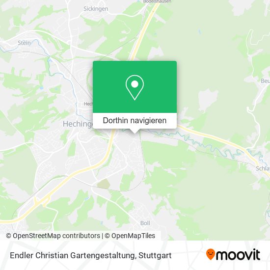 Endler Christian Gartengestaltung Karte