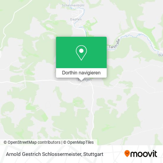 Arnold Gestrich Schlossermeister Karte