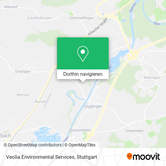 Veolia Environmental Services Karte