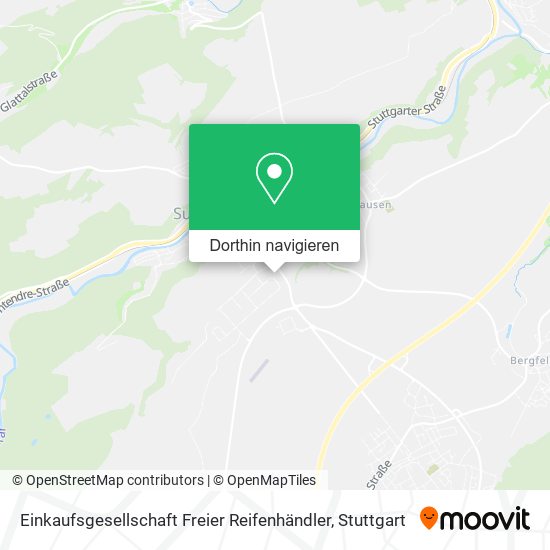 Einkaufsgesellschaft Freier Reifenhändler Karte