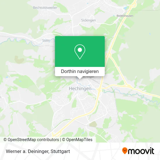 Werner a. Deininger Karte