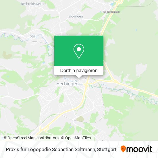 Praxis für Logopädie Sebastian Seltmann Karte
