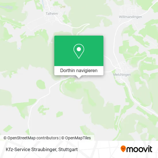 Kfz-Service Straubinger Karte