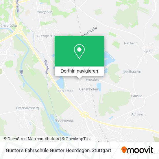Günter's Fahrschule Günter Heerdegen Karte
