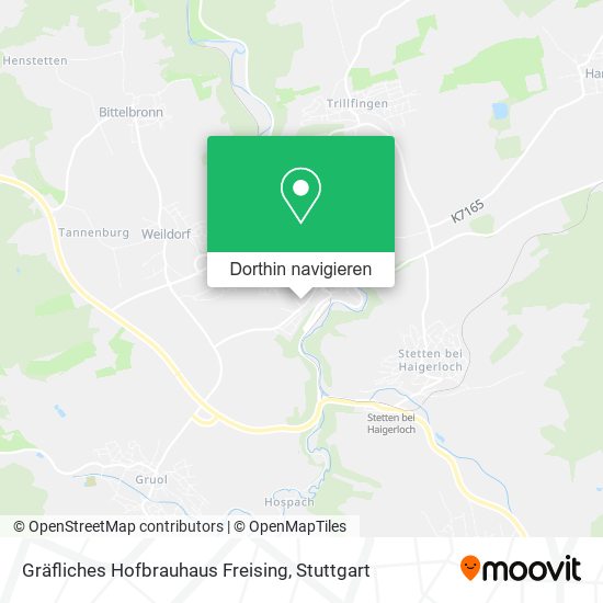 Gräfliches Hofbrauhaus Freising Karte