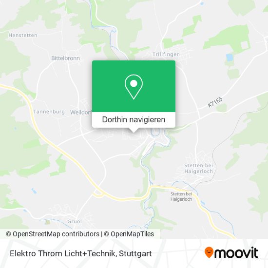Elektro Throm Licht+Technik Karte