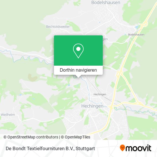 De Bondt Textielfournituren B.V. Karte