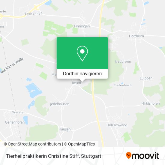 Tierheilpraktikerin Christine Stiff Karte