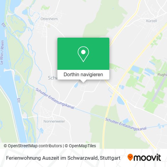 Ferienwohnung Auszeit im Schwarzwald Karte