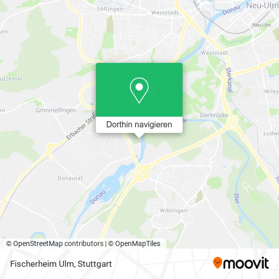 Fischerheim Ulm Karte