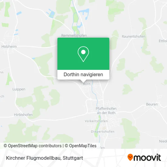 Kirchner Flugmodellbau Karte