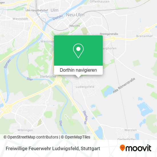 Freiwillige Feuerwehr Ludwigsfeld Karte