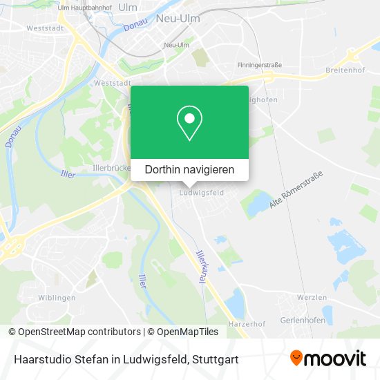 Haarstudio Stefan in Ludwigsfeld Karte