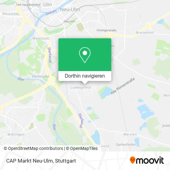 CAP Markt Neu-Ulm Karte