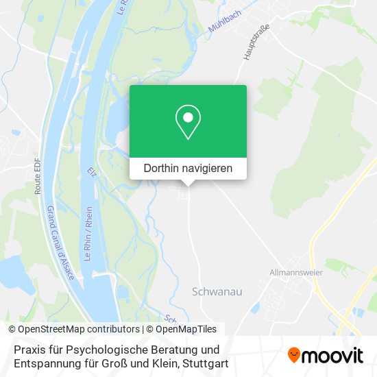 Praxis für Psychologische Beratung und Entspannung für Groß und Klein Karte
