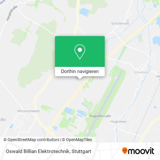 Oswald Billian Elektrotechnik Karte